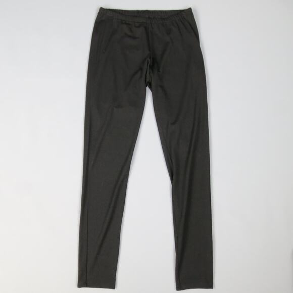 YOHJI YAMAMOTO Size 2 Black Wool Blend Stretch Leggings - Picture 1 of 1